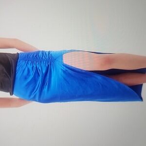 ENDLESS ROSE SIDE RUCHED FRONT SLIT MIDI SKIRT SIZE XS